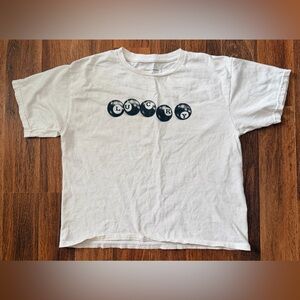 Urban Outfitters White Lucky Baby Tee